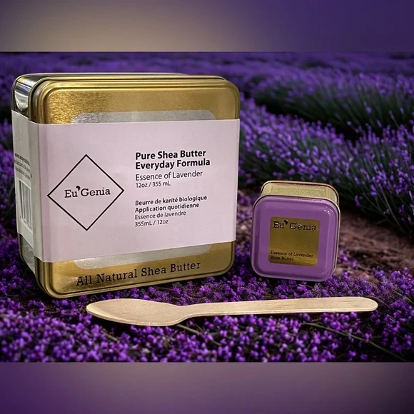 Eu’Genia Lavender Pure Shea Butter Everyday Formula 2pc Set - Picture 1 of 7